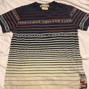 BNWT Men's Small REMI RELIEF Native Tribal Print T-Shirt 100% Cotton Made Japan